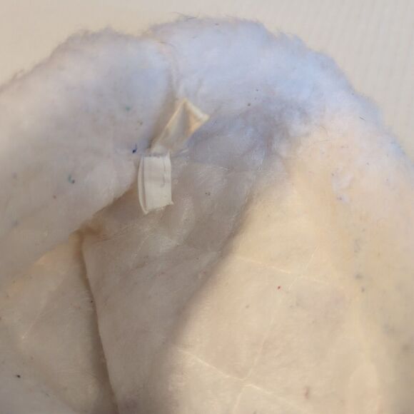 Lanz of Salzburg Christmas Stocking White Red Strawberries Flannel Fleece Vtg - Picture 4 of 6